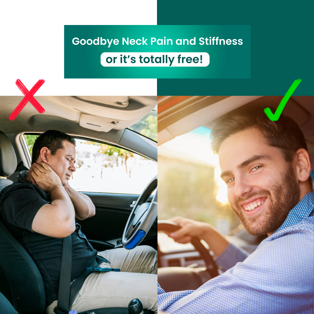 AdaptiveFoam Headrest™ Neck Pillow – Gentle Support for Neck Tension, Promoting Relaxed Sleep