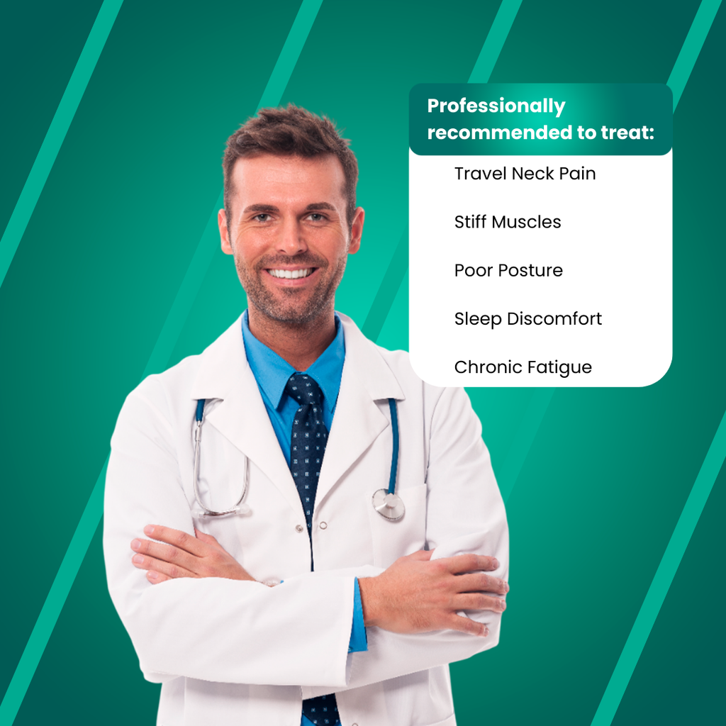 AirNest ComfortPod Flight Pillow – Gentle Neck Support for Travel Fatigue and Stiff Shoulders