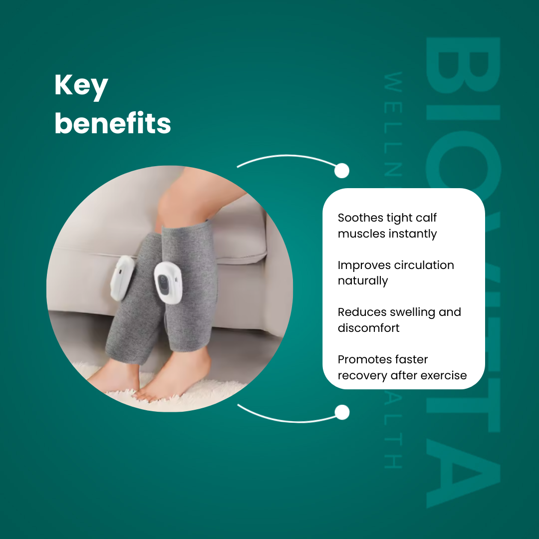 AirRevive Leg Wraps Calf Massager – Gentle relief for leg fatigue and sore calves