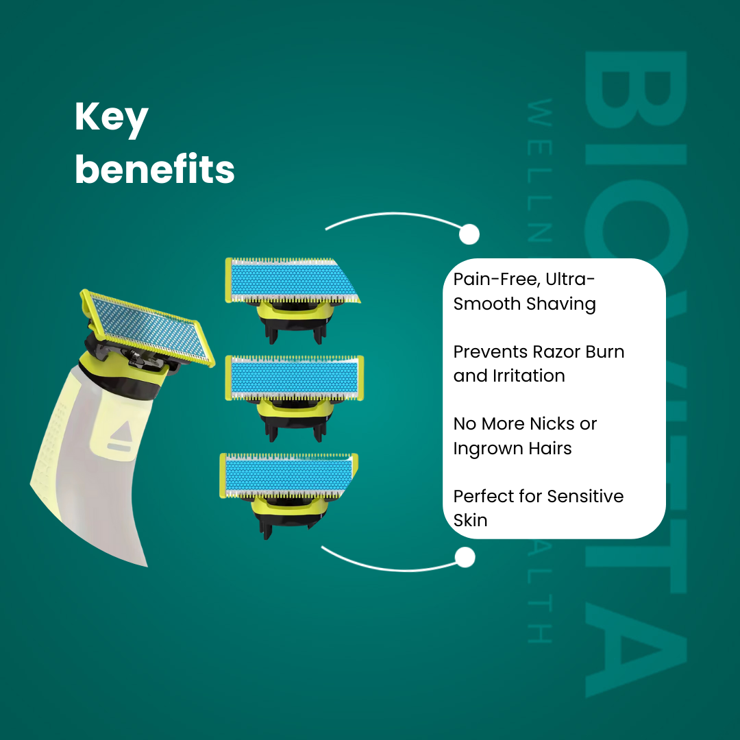 AeroGlide Razor – Gentle Shave for Reduced Razor Burn, Nicks and Patchy Results Daily