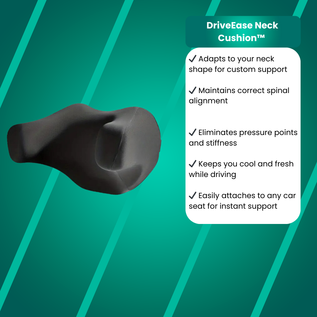 AdaptiveFoam Headrest™ Neck Pillow – Gentle Support for Neck Tension, Promoting Relaxed Sleep